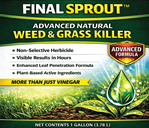 Final Sprout Natural Weed Killer Label